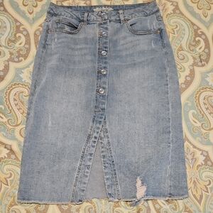 Wild Fable Jean Skirt